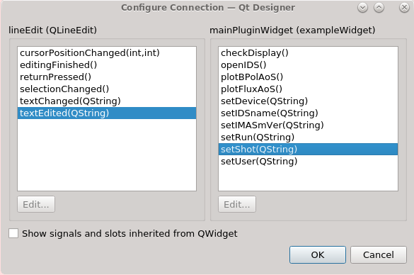 Qt Signal Slot Editor Custom Slot